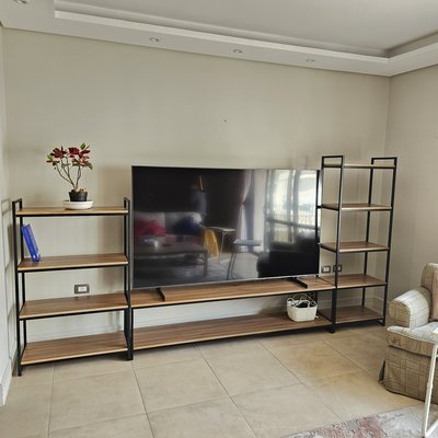 TV Stand & Book Shelves - Angle 4